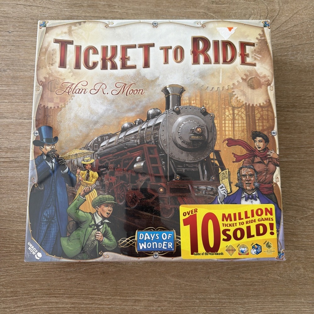 Ticket To Ride Days Of Wonder Board Game 10 Million Sold Sealed New Alan R Moon